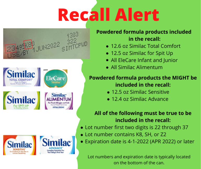 Similac Formula Recall Macon County Health Dept.